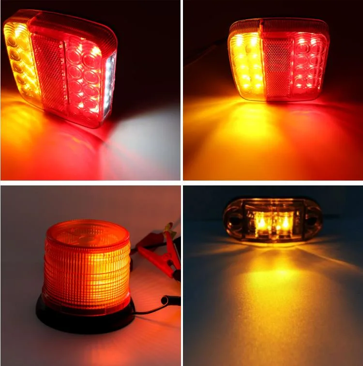 Universal LED Trailer Combination Tail Rear Lamps Turn Stop Brake Reverse Running Light Signal Light