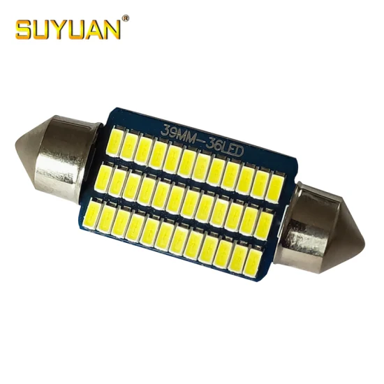 12V Super White 31mm 3014 21SMD Festoon LED C5w Luce LED per interni auto e luce targa