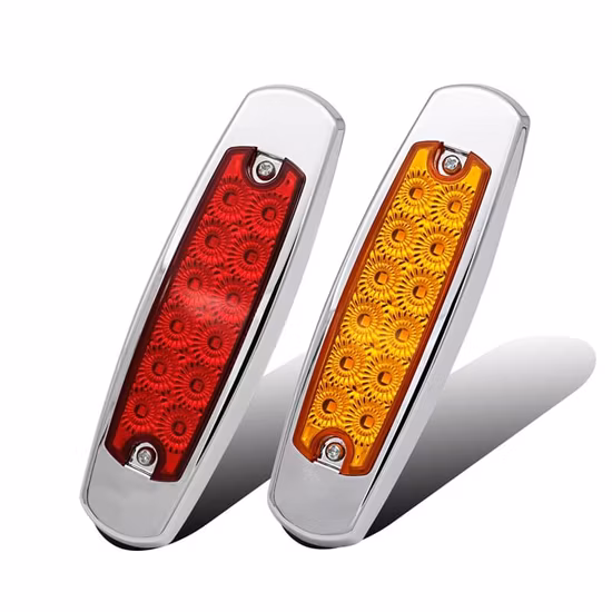 Rosso Ambra Blu Bianco Verde Rimorchio per camion impermeabile LED Indicatore laterale Lampada Hedlight Indicatore di distanza del segnale